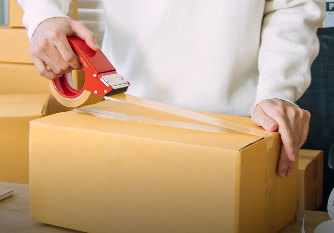 Packing a wholesale order for shipping